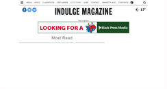 Desktop Screenshot of indulgemagazine.ca